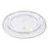 DART SOLO® 626TSCT PETE Flat Straw-Slot Cold Cup Lids, Fits 16 oz to 24 oz Cold Cups, Plastic, Clear, 100/Pack, 10 Packs/Carton
