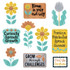 TREND ENTERPRISES INC. TREND I ♥ Metal™ Grow for It Mini Bulletin Board Set