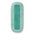 RUBBERMAID COMMERCIAL PROD. Q418GNCT Dust Pad with Fringe, Microfiber, 18" Long, Green, 6/Carton