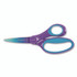 FISKARS MANUFACTURING CORP 1067127 Big Kid Ombre Scissors, Pointed Tip, 7.5" Long, 3.5" Cut Length, Straight Purple/Turquoise Handle