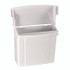 ALPINE INDUSTRIES ALP451WHI Durable Plastic Surface Mount Sanitary Napkin Receptacle, White