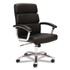 HON COMPANY VL103SB11 HVL103 Executive High Back Chair, 18" to 21" Seat Height, Black Seat, Black Back, Chrome Base
