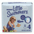 KIMBERLY CLARK Huggies® 18342 Little Swimmers, Size 4, Baby Weight 24 lbs to 34 lbs, Blue, 11/Pack, 8 Packs/Carton