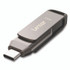 LEXAR MEDIA INC. LJDD40064GB JumpDrive D400 USB 3.1 Flash Drive, 64 GB, Titanium