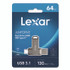 LEXAR MEDIA INC. LJDD40064GB JumpDrive D400 USB 3.1 Flash Drive, 64 GB, Titanium