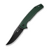 SENCUT S25038-1 Vornix Flipper Knife Teal Green G10 Handle (3.65"" Black 9Cr18MoV Blade)