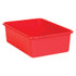 TEACHER CREATED RESOURCES Teacher Created Resources® Red Large Plastic Storage Bin