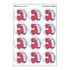 TREND ENTERPRISES INC. TREND Hot Number/ Phone Scent Stickers, 24 ct.
