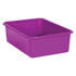 TEACHER CREATED RESOURCES Teacher Created Resources® Purple Large Plastic Storage Bin