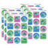 TREND ENTERPRISES INC. TREND Turtle Time, Raspberry Scent Scratch 'n Sniff Stinky Stickers®, 48 Per Pack, 6 Packs