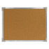 FLIPSIDE Flipside Products Aluminum Framed Cork Board, 18" x 24"