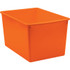 TEACHER CREATED RESOURCES Teacher Created Resources® Plastic Multi-Purpose Bin, Orange