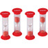 TEACHER CREATED RESOURCES Teacher Created Resources® 1 Minute Sand Timers - Mini - Pack of 4