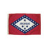 FLAGZONE LLC FlagZone Durawavez Nylon Outdoor Flag with Heading & Grommets, Arkansas, 3ft x 5ft