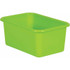 TEACHER CREATED RESOURCES Teacher Created Resources® Lime Small Plastic Bin