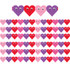 HYGLOSS PRODUCTS INC. Hygloss® Happy Hearts Die-Cut Classroom Border, 36 Feet Per Pack, 6 Packs