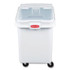RUBBERMAID COMMERCIAL PROD. 3603-88 WHI ProSave Mobile Ingredient Bin, 30.86 gal, 18 x 29.75 x 28, White, Plastic