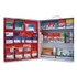 AERO HEALTHCARE SUREFILL™ SF100AMT 100 Series Class A 3-Shelf First Aid Cabinet - Meds 100 Person, 576 Pieces, Metal Case