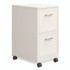 ALERA HSVF1824WH Two-Drawer Mobile Vertical File, 2 Letter-Size File Drawers, 14.25 x 18 x 26.7, Pearl White