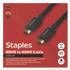 STAPLES BRANDS GROUP TECH ST62476 HDMI to HDMI Audio/Video Cable, 25 ft, Black