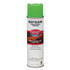 RUST-OLEUM CORPORATION 264700 Industrial Choice M1400 System Water-Based Construction Marking Paint, Gloss Fluorescent Green, 17 oz Aerosol Can, 12/Carton