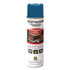 RUST-OLEUM CORPORATION 203022V Industrial Choice M1600 System Solvent-Based Precision Line Marking Paint, Flat Blue, 17 oz Aerosol Can, 12/Carton