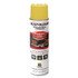RUST-OLEUM CORPORATION 203025V Industrial Choice M1600 System Solvent-Based Precision Line Marking Paint, Flat Hi-Vis Yellow, 17 oz Aerosol Can, 12/Carton