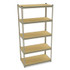 TENNSCO LSS361872 Stur-D-Stor Shelving, Five-Shelf, 36.5w x 18.5d x 72h, Sand