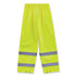 TENACIOUS HOLDINGS, INC. ergodyne® 25348 GloWear 8916 Class E Lightweight Hi-Vis Rain Pants, 4X-Large, Lime