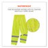 TENACIOUS HOLDINGS, INC. ergodyne® 25348 GloWear 8916 Class E Lightweight Hi-Vis Rain Pants, 4X-Large, Lime
