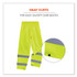 TENACIOUS HOLDINGS, INC. ergodyne® 25348 GloWear 8916 Class E Lightweight Hi-Vis Rain Pants, 4X-Large, Lime