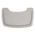 RUBBERMAID COMMERCIAL PROD. 7815-88 PLA Sturdy Chair Microban Youth Seat Tray for Rubbermaid Commercial Youth Seats, 18.5 x 11.5 x 3.25, Plastic, Platinum