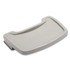RUBBERMAID COMMERCIAL PROD. 7815-88 PLA Sturdy Chair Microban Youth Seat Tray for Rubbermaid Commercial Youth Seats, 18.5 x 11.5 x 3.25, Plastic, Platinum