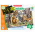 UNIVERSITY GAMES The Learning Journey International Puzzle Doubles - Glow In The Dark - Wildlife