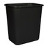 STOREX INDUSTRIES Storex 7 Gallon Waste Basket, Black