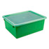 STOREX INDUSTRIES Storex Deep Storage Tray with Lid, Green