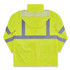 TENACIOUS HOLDINGS, INC. ergodyne® 24336 GloWear 8366 Class 3 Lightweight Hi-Vis Rain Jacket, Polyester, 2X-Large, Lime