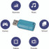 VERBATIM CORPORATION 99813 PinStripe USB 2.0 Flash Drive, 16 GB, Assorted Colors, 5/Pack