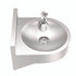 ALPINE INDUSTRIES ALP70001 Wall-Mounted Indoor/Outdoor Water Fountain, Single-Level, Non-Filtered, Non-Refrigerated, Silver