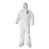 ANSELL LIMITED 30934 KleenGuard A40 Coveralls, 6X-Large, White, 25/Carton