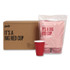 PERK PK54359CT Plastic Cold Cups, 16 oz, Red, 500/Carton