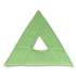 UNGER SRPD1 Stingray Glass Cleaning Pads, 10.25" x 9", Green, 5/Pack
