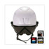 TENACIOUS HOLDINGS, INC. ergodyne® 60209 Skullerz 8991 Safety Helmet Visor, Polycarbonate, 6 x 12 x 4, Smoke