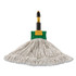 RUBBERMAID COMMERCIAL PROD. FGA25106BL00 Web Foot BLEND SHRINKLESS Mop Head, Cotton/Synthetic, Small, Blue, 6/Carton