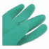CFS BRANDS San Jamar® 19NUM Nitrile Dishwashing Gloves, 21" Long, Medium, Green, Pair
