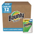 PROCTER & GAMBLE Bounty® 60107 Select-A-Size Triple Roll Paper Towels, 2-Ply, 5.9 x 11, White, 123 Sheets/Roll, 12 Rolls/Carton