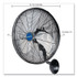 GLOBAL INDUSTRIAL 293129 Industrial Wall Mounted Oscillating Fan, 18"