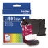 BROTHER INTL. CORP. LC501XLMS LC501XLMS High-Yield Ink, 500 Page-Yield, Magenta