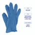 BOARDWALK 370LCT Blue Disposable Nitrile Gloves, 380 Series, Powder-Free, Large, 4 mil Thick, 9.5" Long, Blue, 100/Box, 10 Boxes/Carton