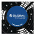 GLOBAL INDUSTRIAL 292450 2-Speed Oscillating Outdoor Rated Wall Mount Fan, 24"